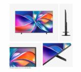 Hisense 55" E7Q, 4K Ultra HD 3840x2160, QLED, Quantum Dot, HDR 10+, HLG, Dolby Vision, DTS Virtual X, Smart TV, WiFi, Light Sensor, BT, Anyview Cast, 3xHDMI, 2xUSB, LAN, CI+, DVB-T2/C/S2, Black