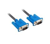 Lanberg VGA M/M cable 1.8m dual-shielded, 2x ferrite core, black