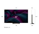 LG OLED83C51LA, 83" UHD OLED evo, 4K (3840 x 2160), DVB-C/T2/S2, Full Cinema Screnn, Alpha 9 AI 4K Gen8, 120Hz Native (VRR 144Hz), ThinQ AI, HDR10, VRR, NVIDIA G-SYNC, AMD FreeSync, Dolby Vision, Dolby Atmos, Wi-Fi 6, Bluetooth, HDMI, USB, Airplay 2, IC