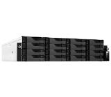 Asustor AS7216RDX, 3U 16-bay NAS, AMD Ryze 7 Pro 7745 Octa-Core 3.8GHz (up to 5.3GHz), 16GB ECC DDR5-4800 UDIMM (Max. 192GB), 12x SATA3 6Gb/s; 3.5"/2.5" HDD/SSD,1x M.2 NVMe slot (PCIe Gen5 x4), 2x GLAN 2x 10GLAN (10G/1G), Redundant 550W, Rail Kit, Black