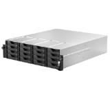 Asustor AS7216RDX, 3U 16-bay NAS, AMD Ryze 7 Pro 7745 Octa-Core 3.8GHz (up to 5.3GHz), 16GB ECC DDR5-4800 UDIMM (Max. 192GB), 12x SATA3 6Gb/s; 3.5"/2.5" HDD/SSD,1x M.2 NVMe slot (PCIe Gen5 x4), 2x GLAN 2x 10GLAN (10G/1G), Redundant 550W, Rail Kit, Black