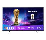 Hisense 65" E7Q Pro, 4K Ultra HD 3840x2160, QLED, Quantum Dot, 144Hz, HDR 10+ adaptive, HLG, Dolby Vision, DTS Virtual X, Smart TV, WiFi 5GHz, WiFi Direct, BT, Anyview Cast, 4xHDMI, 2xUSB, LAN, CI+, DVB-T2/C/S2, Black