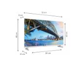 Thomson 32" HD Google TV; 1366 x 768 (HD), DLED, 60 Hz, HDR10, Dolby Audio, Google Cast, DVB-T/T2/C/S/S2, Wi-Fi, Bluetooth, LAN, HDMI 3 (1.4), USB 2 (2.0), AV IN, Hotel mode, Adjustable Side Feet, White