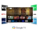 Thomson 65" QLED Google TV; 3840 x 2160 (4K UHD), 4000:1, QLED, 60 Hz, DVB-T/T2/C/S/S2, HDR10, Wi-Fi, Bluetooth, LAN, HDMI 2 (2.0) + 2 (2.1), USB 2 (2.0) + 1 (3.0),Central Swivel Stand, Dark gray