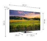 Thomson 50" QLED Google TV; 3840 x 2160 (4K UHD), 4000:1, QLED, 60 Hz, DVB-T/T2/C/S/S2, HDR10, Wi-Fi, Bluetooth, LAN, HDMI 2 (2.0) + 2 (2.1), USB 2 (2.0) + 1 (3.0), Hotel mode, Central Swivel Stand, Dark gray