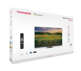 Thomson 55" QLED Google TV; 3840 x 2160 (4K UHD), 4000:1, QLED, 60 Hz, DVB-T/T2/C/S/S2, HDR10, Wi-Fi, Bluetooth, LAN, HDMI 2 (2.0) + 2 (2.1), USB 2 (2.0) + 1 (3.0),Central Swivel Stand, Dark gray