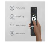 Thomson 55" QLED Google TV; 3840 x 2160 (4K UHD), QLED, 60 Hz, DVB-T/T2/C/S/S2, HDR10, Wi-Fi, Bluetooth, LAN, HDMI 2 (2.0) + 2 (2.1), USB 2 (2.0) + 1 (3.0), Side Feet, Dark gray