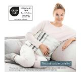 Beurer HK 26 Heat Pad; 3 Illuminated temperature settings; Auto switch-off after 90 min;Cotton cover washable on 40°; BSS;40(L)x30(W) cm; white-grey
