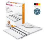 Beurer HK 26 Heat Pad; 3 Illuminated temperature settings; Auto switch-off after 90 min;Cotton cover washable on 40°; BSS;40(L)x30(W) cm; white-grey