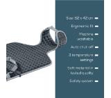 Beurer HK 64 Back & neck heat pad; Soft, cosy material; Automatic switch-off; BSS; Machine-washable at 30°C; Fast heating; 3 Illuminated temperature settings