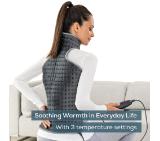 Beurer HK 64 Back & neck heat pad; Soft, cosy material; Automatic switch-off; BSS; Machine-washable at 30°C; Fast heating; 3 Illuminated temperature settings