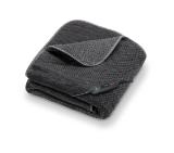 Beurer HD 65 Dark Grey Heated Overblanket; Soft and cuddly surface; 3 temperature;auto switch-off 3 hours; removable switch; washable at 30°, Oko-Tex 100; 180(L)x130(W)cm