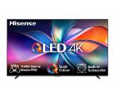 Hisense 98" E7Q, 4K Ultra HD 3840x2160, Quantum Dot, 144Hz, Light Sensor,IPS, HDR 10+, HLG, Dolby Vision IQ, Dolby Atmos, Smart TV, WiFi 5GHz, WiFi Direct, BT, Anyview Cast, 4xHDMI, 2xUSB, LAN, CI+, DVB-T2/C/S2, Black