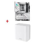Asus ROG Strix B850-A Gaming Wi-Fi + Asus Mesh WiFi system, ZenWiFi BD4 1PK, BE3600, Dual-Band, up to 240m2, Quad-Core 1.5GHz CPU, 128MB/512MB Flash/RAM, 2.5G dual-port, Smart Home Master SSIDs, AiProtection Pro, Adaptive QoS, VPN server/client, IPTV