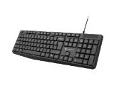 Natec Keyboard Nautilus SLIM US Layout Black