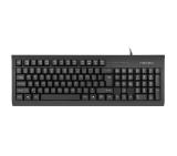 Natec Keyboard Moray US Layout With Id Card Reader Black