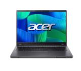 Acer Travelmate TMP216-51-G2-TCO-79S6, Core i7 1355U(up to 5.00GHz, 12MB), 16" WUXGA (1920x1200) IPS, 16GB DDR5( 1 slot free), 512GB NVMe SSD, Intel Iris Xe Graphics, TPM 2.0, MicroSD reader, HD Cam, Wi-Fi 6E, BT 5.3, EPEAT, EnergyStar, no OS, 3Y