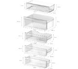 Bosch KBN96ADD0, SER6, BI fridge-freezer XXL, NoFrost freezer, D, 193,5x70,8cm, 382l(284+98), 33dB(B), IC, VitaFresh XXL 0°, EcoAirflow, bottle shelf, Door Open Alarm, fan, HC, soft close flat hinge