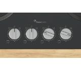 Bosch PPH6A6I10, SER6, Gas hob, 4 zones, Wok burner, 9 power levels, FlameSelect new, Easy cleaning, metal knobs, black, flush, 60cm