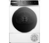 Bosch WQB246DNBY, SER8, Tumble dryer with heat pump 9kg B / B cond. 60dB, selfCleaning Condenser, drain set, Twin Rotary compressor, Reverse tumble action, interior light, HC, reveresible chrome-blackgrey door