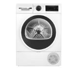 Bosch WQG243DMBY, SER6, Tumble dryer with heat pump 9kg C / B cond., 64dB, EasyClean, drain set, interior light, Reverse tumble action, white-blackgrey door
