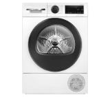 Bosch WQG24501BY, SER6, Tumble dryer with heat pump 9kg D / B cond., 63dB, SelfCleaning condenser, drain set, black-blackgrey door, black-black soft dial