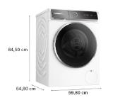 Bosch WGB25402BY, SER8, Washing machine 10kg, A-40%, 1400rpm, 47/71dB(A), 4D Wash, HC, Iron Assist, AntiStain Plus, AquaStop, Interior light, waveDrum 70l, chrome-blackgrey door