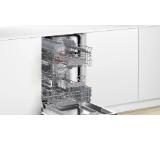 Bosch SPV4EKX17E, SER4, Dishwasher fully integrated 45cm, B, EfficientDry, 8,7l, 10ps, 6p/5o, 44dB(C), Silence 43dB, Rackmatic, HC