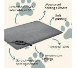Beurer PP 220 Sammy Large heating mat for dogs and cats; Proven safety; Integrated bite protection on the power cable&protected heating element; Machine-washable cover and waterproof heating element