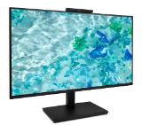 Acer Vero B247YD6bmiprczx, 23.8" IPS LED ZeroFrame, FHD (1920x1080), Adaptive Sync 120Hz, 4ms (GTG), 1500:1, 250 nits, HDMI, VGA, DP, Speakers, Audio in/out, USB3.2x3 (1up 3down), 5MP Cam, ERGO Stand, Energy Star, EPEAT Gold , Black