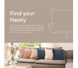 Beurer HK 77 Heaty cashmere-creme; lithium-ion battery; Soft velvet cushion cover machine-washable at 30°C; 3 temperature settings; Fast heating; BSS; 45(L)x45(W) cm