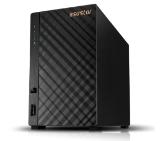 Asustor AS1202T, 2 bay NAS, Realtek RTD1619B, Quad Core, 1.7 GHz, 1GB DDR4 (not expandable), 2.5GbE x1, 3 x USB 3.2 Gen 1, WOW (Wake on WAN), System Sleep Mode, Black