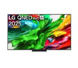 LG 65QNED87A3B, 65" 4K QNED MiniLED  HDR Smart TV, 100Hz, 3840x2160, DVB-T2/C/S2, Alpha 8 AI Processor 4K, HDR 10, webOS 25 ThinQ,  FreeSync, VRR 120Hz, Multi View, 4K Upscaling, Wi-Fi 6, Voice Controll, BT 5.3, AirPlay 2, CI, HDMI eARC, SPDIF, Silver