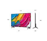 LG 50QNED80A6A, 50" 4K QNED HDR Smart TV, 3840x2160, DVB-T2/C/S2, Alpha 7 AI Processor, HDR10 / HLG, webOS 25 ThinQ, VRR / ALLM / HGiG, 4K Upscaling, WiFi 5, Voice Controll, Bluetooth 5.1, AirPlay 2, LAN, CI, HDMI, SPDIF, Google Cast, 2 pole Stand