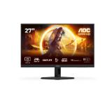 AOC Q27G4ZR, 27" Fast IPS WLED, 2560x1440@240Hz (OC 260Hz), 1ms GtG, 0.3ms MPRT, 400cd m/2, 1000:1, 80M:1 DCR, Adaptive Sync, FlickerFree, 2Wx2, Tilt, Height Adjust, Pivot, Swivel, 2xHDMI, DP