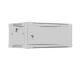 Lanberg rack cabinet 19" wall-mount 4U / 600x450 for self-assembly (flat pack), grey