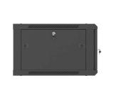 Lanberg rack cabinet 19" wall-mount 6U / 600x600 for self-assembly (flat pack), black