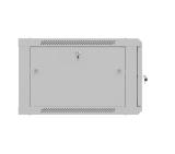 Lanberg rack cabinet 19" wall-mount 9U / 600x600 for self-assembly (flat pack), grey