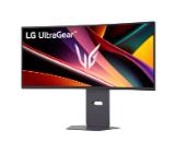 LG 34G600A-B, 34", UltraGear 21:9 Curved, VA, 1ms MBR, 5ms, WQHD (3440x1440), 160Hz, HDR 10, 4000:1, 300cd/m2, sRGB 99%, Free-sync, NVIDIA G-SYNC Compatible, VRR, HDMI, DP, Speakers 5Wx2, LG Switch, Height, Swivel, Tilt, Black