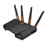 Asus Gaming Wireless Router, TUF Gaming AX3000 V2, AX3000, Dual-Band, Quad-Core 1.7GHz CPU, 256MB/512MB Flash/RAM, 2.5G port, AiProtection Pro, Adaptive QoS, VPN Fusion, IPTV, OFDMA, Beamforming, Link Aggregation, Port forwarding, Game Boost, AiMesh