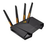 Asus Gaming Wireless Router, TUF Gaming AX3000 V2, AX3000, Dual-Band, Quad-Core 1.7GHz CPU, 256MB/512MB Flash/RAM, 2.5G port, AiProtection Pro, Adaptive QoS, VPN Fusion, IPTV, OFDMA, Beamforming, Link Aggregation, Port forwarding, Game Boost, AiMesh