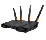 Asus Gaming Wireless Router, TUF Gaming AX3000 V2, AX3000, Dual-Band, Quad-Core 1.7GHz CPU, 256MB/512MB Flash/RAM, 2.5G port, AiProtection Pro, Adaptive QoS, VPN Fusion, IPTV, OFDMA, Beamforming, Link Aggregation, Port forwarding, Game Boost, AiMesh