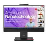 Lenovo ThinkVision T27QD-4v 27", IPS, WLED, 2560x1440, 16:9, 4ms, 48Hz - 120Hz, 350 cd/m2, 1500:1, webcam (5MP, IR+RGB), Microphone, Speakers 5Wx2, HDMI, DP, USB hub, RJ45, Tilt, Swivel, Pivot, Height Adjust Stand