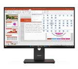 Lenovo ThinkVision T27-40 27" IPS, WLED, 1920x1080, 4ms, 48Hz - 120Hz, 300 cd/m2, 1500:1, HDMI, DP, VGA, USB hub, Tilt, Swivel, Pivot, Height Adjust Stand
