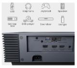 Hisense projector PX3-PRO Home Cinema, 3000;1,3x HDMI,1x LAN, Black