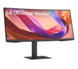 LG 34U650A-B, 34" UltraWide  21:9, IPS, Curved, 100 Hz, 5ms, 1000:1, 300cd/m2, WQHD 3440x 1440, sRGB 99%, HDR 10, HDMI, DisplayPort, USB-C, PD- 96 W, DP, Reader mode, Dynamic Action Sync, PIP, PBP, Tilt, Height (Range), Pivot, Speacers 2x7W, LG Switch, B
