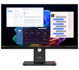 Lenovo ThinkVision T27ud-40 27" IPS WLED, 3840x2160, 16:9, 48Hz - 60Hz, 4ms, 350 cd/m2, 1500:1, USB hub, HDMI, USB-C, RJ45, Tilt, Swivel, Pivot, Height Adjust Stand