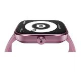 HiFuture Lume Pro Pink, 1.85 " AMOLED, Always on Display, Powered by Dual Core, Aerospace-Grade Ultra Light Aluminum Frame, Bluetooth Call, 3D User Interface, 1ATM Waterproof, 24/7 True Heart Rate & Blood Oxygen Sensor, 100+Sports Mode, Up to 7 days dail