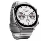 HiFuture AIX  Silver,  1.43"AMOLED, 466*466, Powered by Dual Core & Syntra AI, Bluetooth Call, 1ATM Waterproof, Sixth Generation Health Sensor, Stainless Steel, Up to 10 days daily use