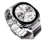 HiFuture AIX  Silver,  1.43"AMOLED, 466*466, Powered by Dual Core & Syntra AI, Bluetooth Call, 1ATM Waterproof, Sixth Generation Health Sensor, Stainless Steel, Up to 10 days daily use